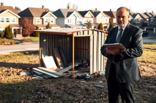 kara za postawienie blaszaka bez zgłoszenia